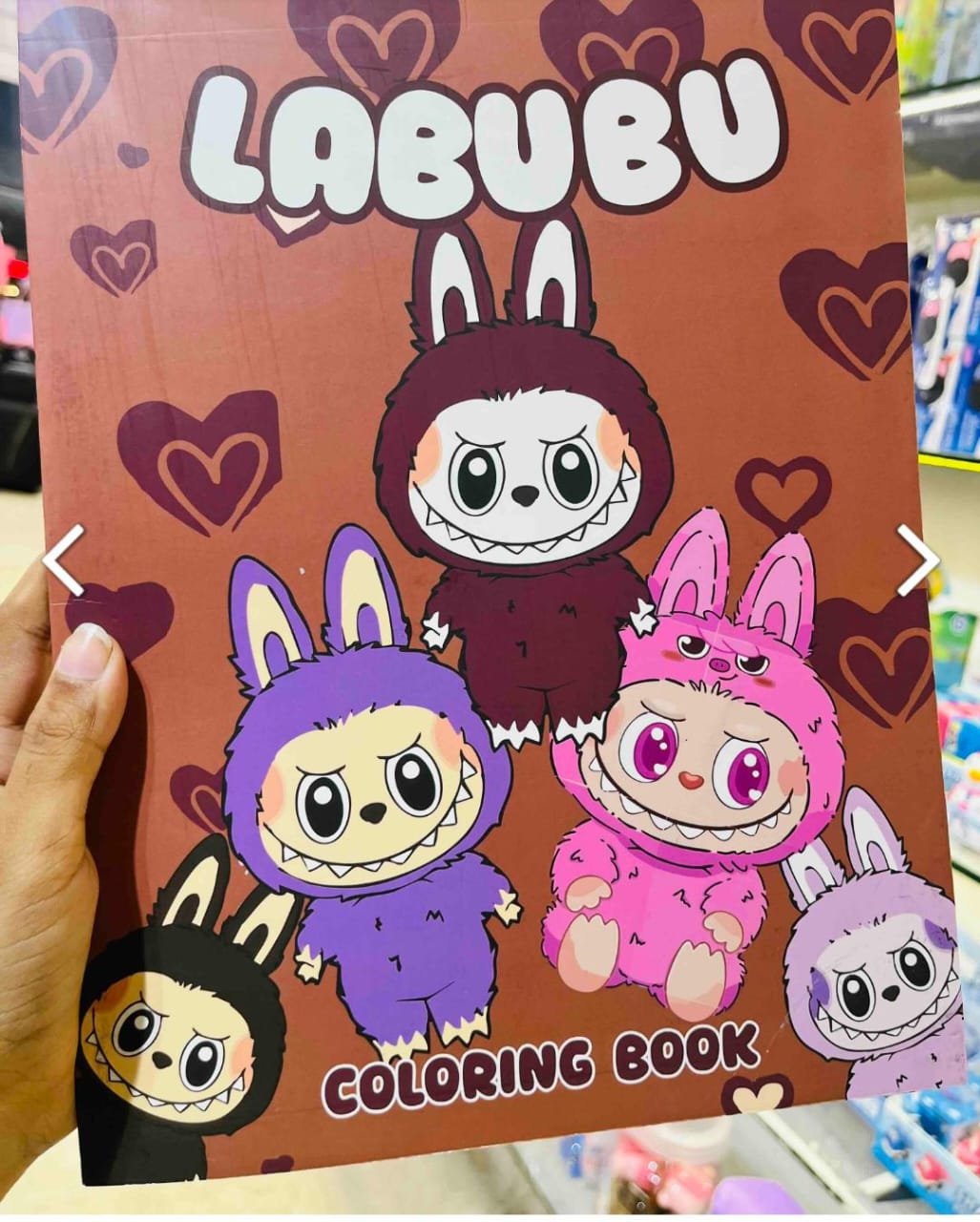 Labubu Coloring Book - Labubu Coloring Book For Adults And Kids Cozy Healing A4 Thick Coloring Book For Adults
