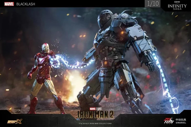 ZD Toys Iron Man MK5 Life Size Suitcase With 7 Inch Mark 5 & Whiplash (Limited Edition)