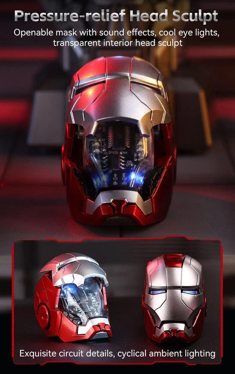 Iron Man MK4 SE Bust Bluetooth Speaker – Collectible Display Model with LED Light-Up