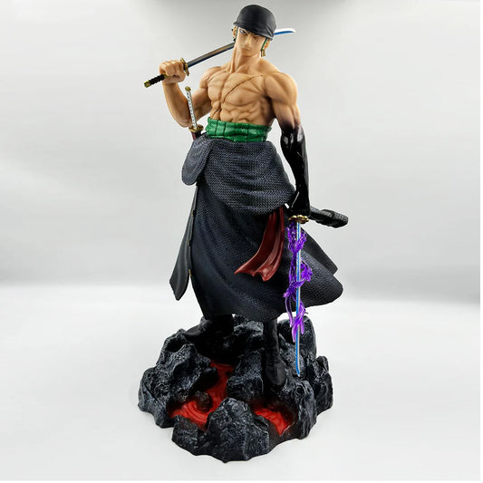 Zoro Four Heads Highly Detailed Standing 50cm - Premium Action Figure