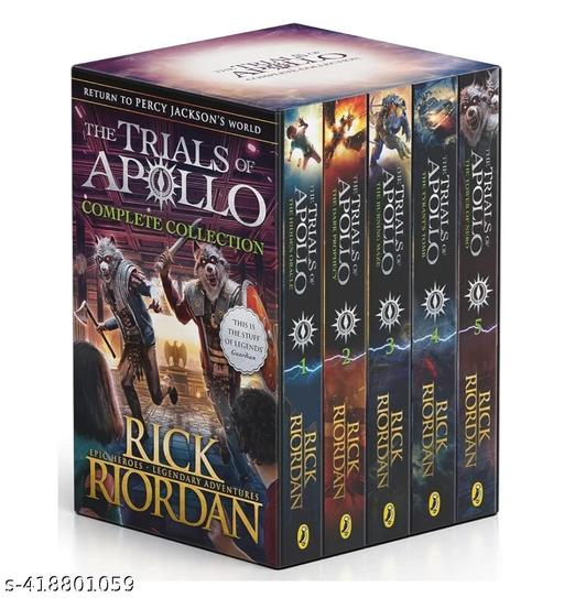 Trials of Apollo 5 BookS Boxed Set BY Rick Riordan