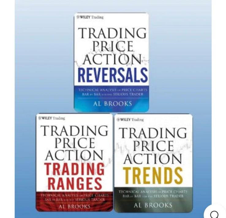 Combo of 3 book set-Trading Price Action Trading Ranges + Trading Price Action Reversals+Trading Price Action Trends By Al Brooks (HARDCOVER)