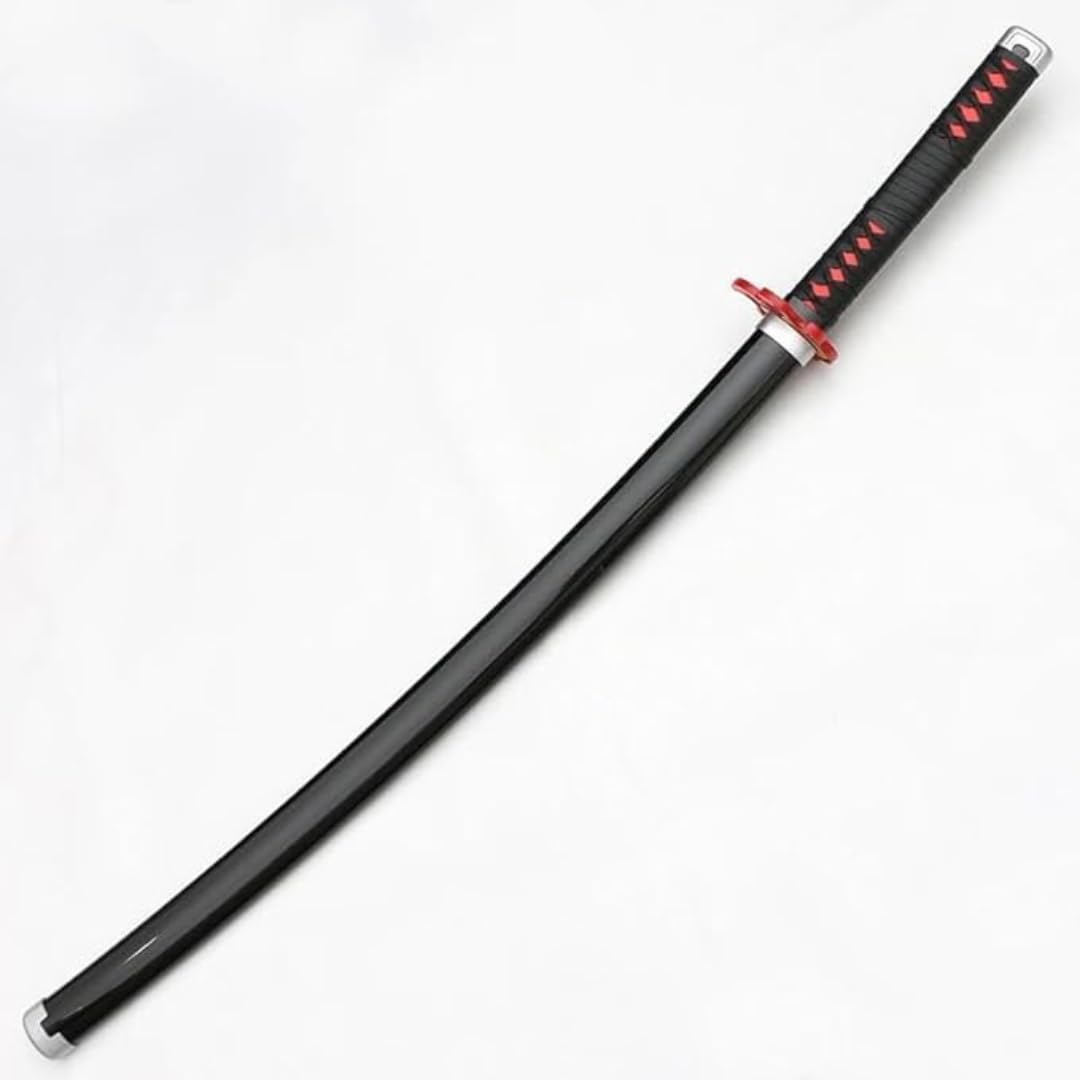 Demon Slayer Tanjiro Fire Blade Red LED Katana 104cm