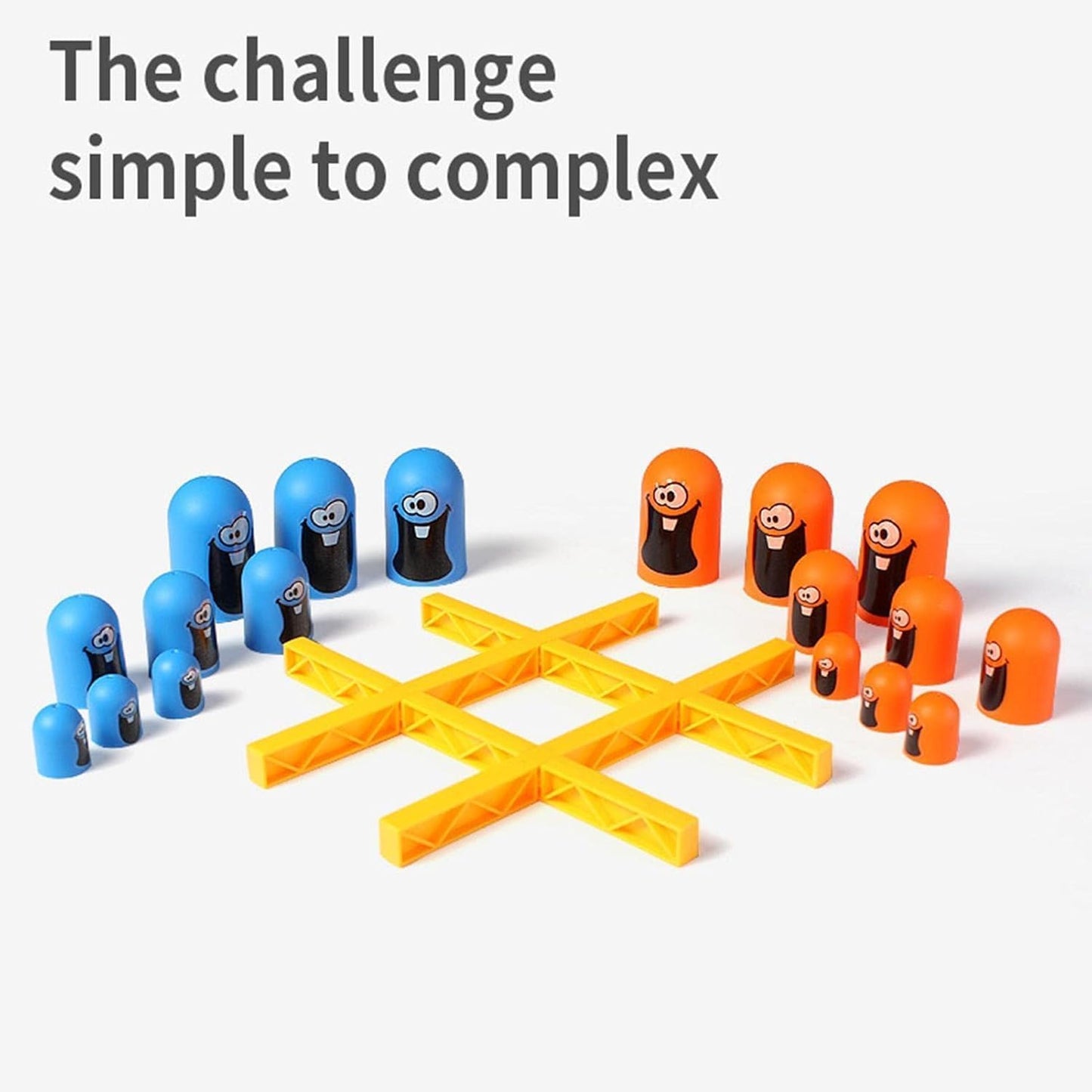 Gobble Stack Cross Game |Mind Challenging Logic Puzzle Indore Board Game for Boys & Girls Age 5+ Years