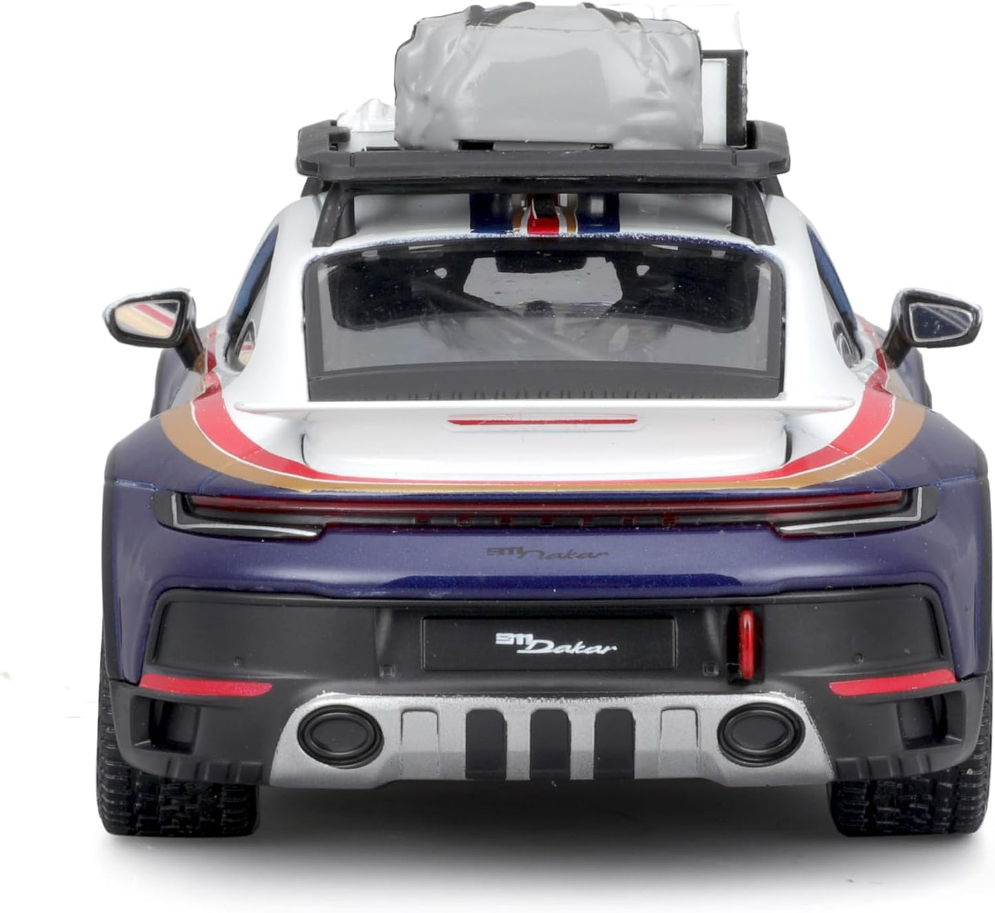 Porsche Bburago 911 Dakar Rally Racing Car 1/24 Scale Model 2023 (Blue)