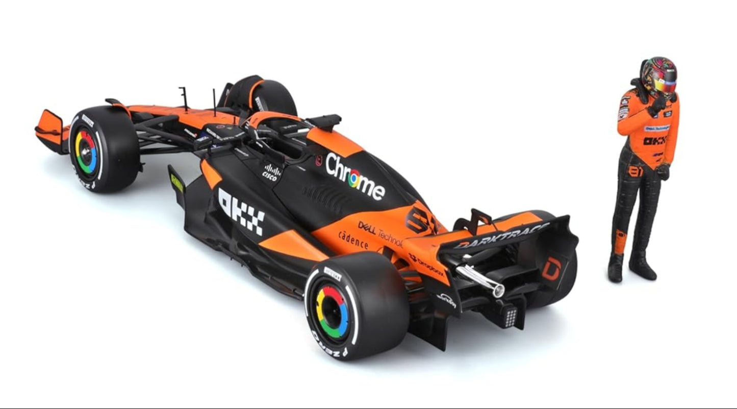 F1 Miami Grand Prix Racing Car Oscar Piastri 81# 1/24 F1 MCL38 Alloy Car Die Cast Model Collection Gift