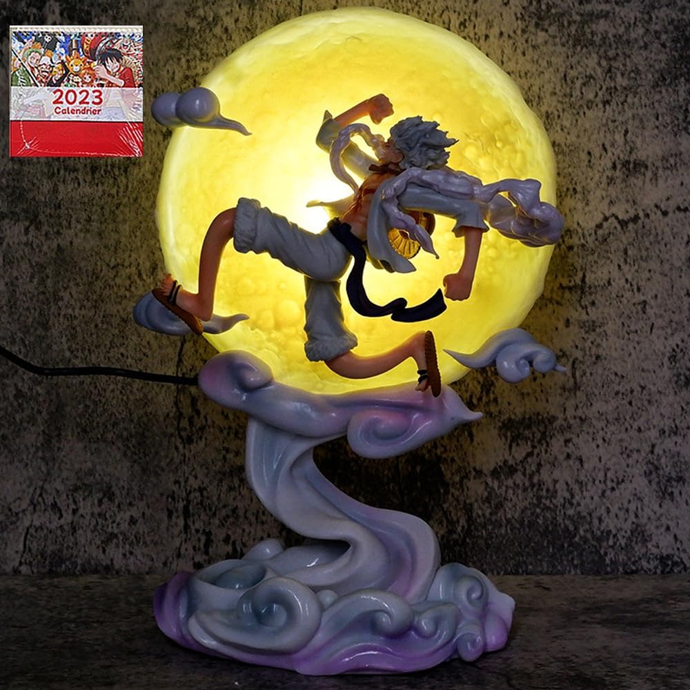 One Piece: Luffy Gear 5 Moon Lamp - 28cm Action Figure