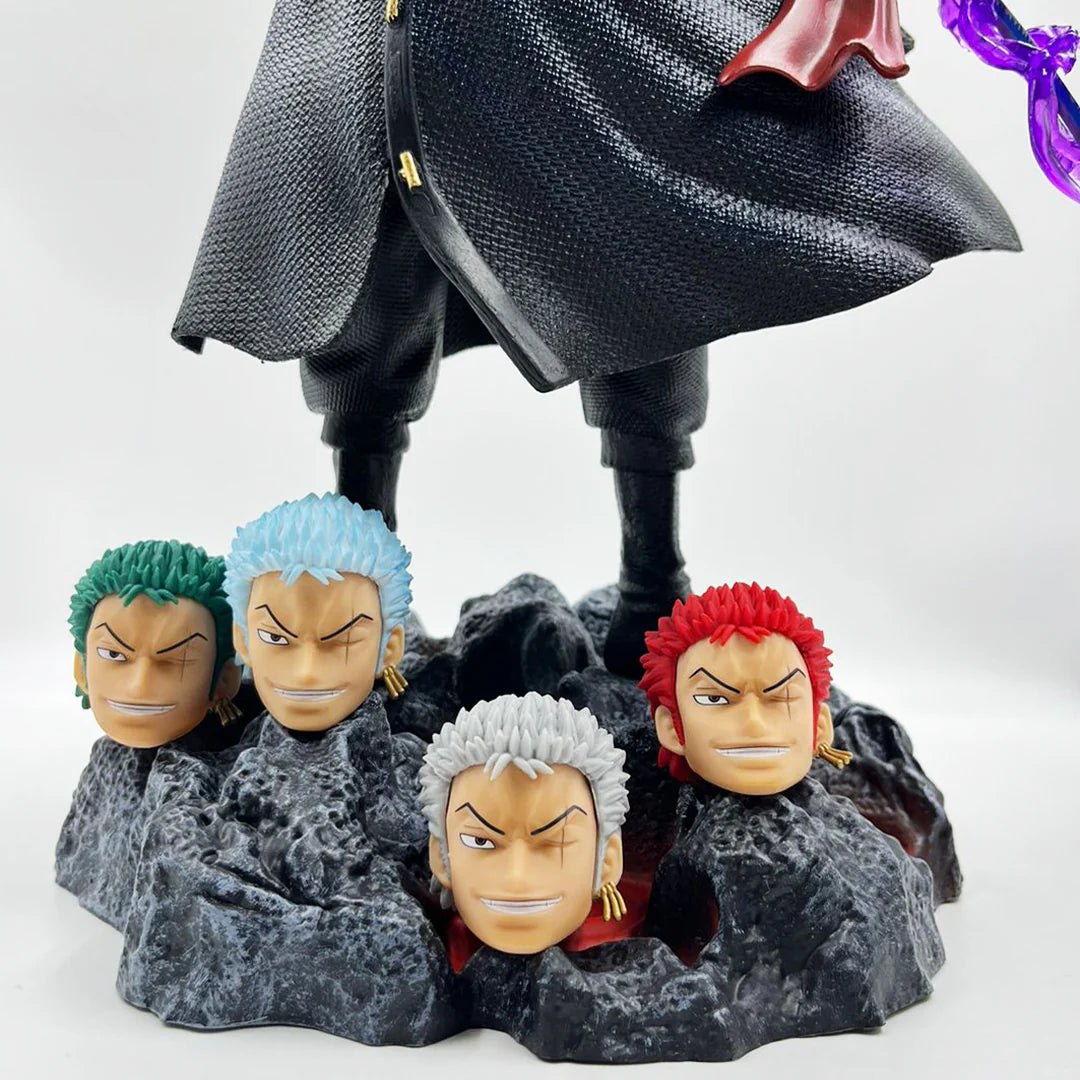 Zoro Four Heads Highly Detailed Standing 50cm - Premium Action Figure