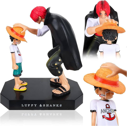 One Piece: Luffy and Shanks 19cm - Action Figure