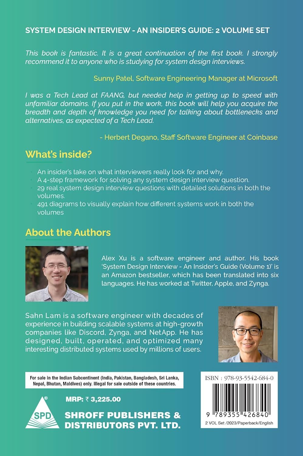 System Design Interview : Complete Insider's Guide – Volume 1 + Volume 2 Combo Set By Alex Xu and Sahn Lam (Paperback)