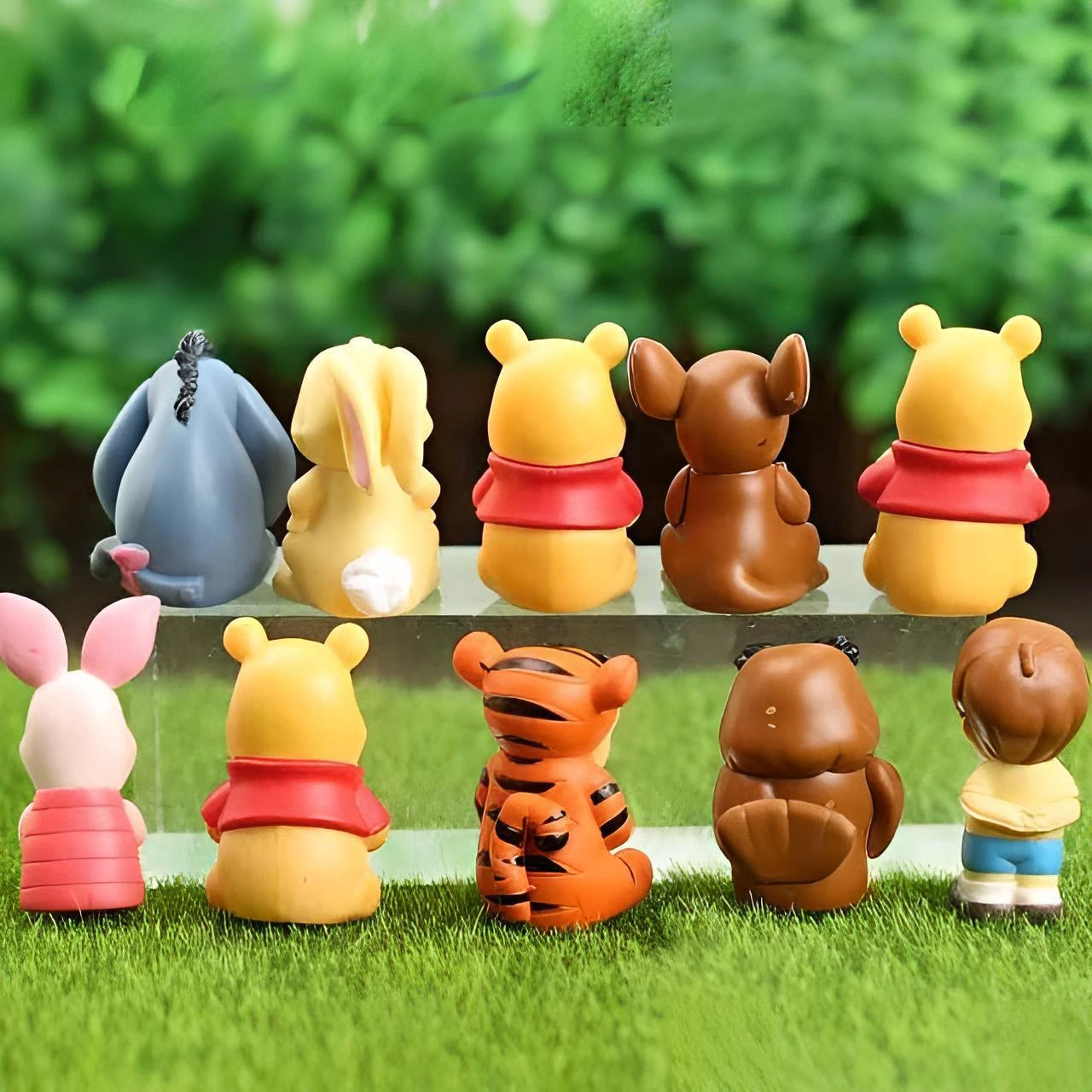 Winnie The Pooh Collectible Mini Action Figure Set 10 Pcs