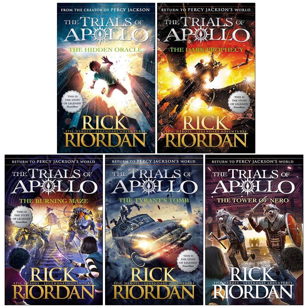 Trials of Apollo 5 BookS Boxed Set BY Rick Riordan