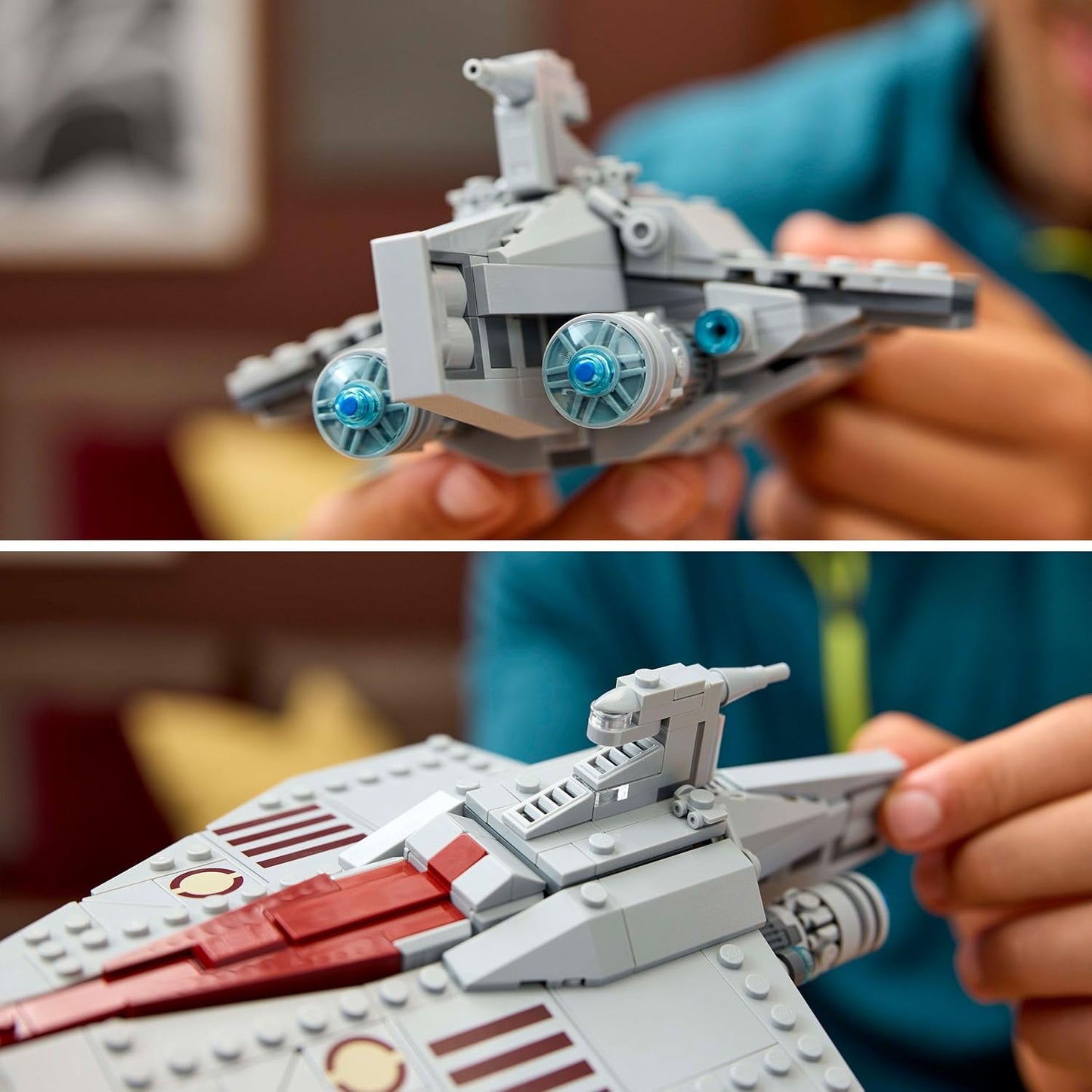 Star Wars Acclamator-Class Assault Ship, Buildable Starship Model Building Blocks for 18+ Gift