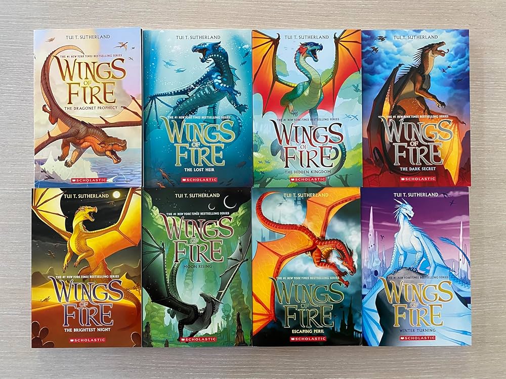 Wings of Fire Series (1-8) Box Set by Tui T. Sutherland