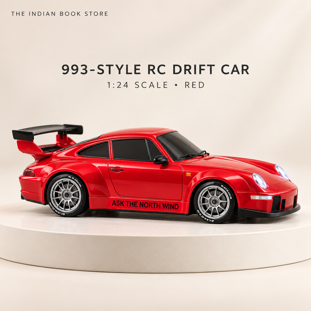 1:24 Drift RC Car Porsch 993 – Red