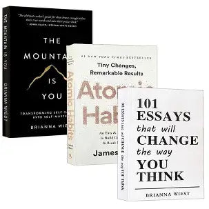 (Combo) Atomic Habits—Mountain is You—101 Essays (Paperback)