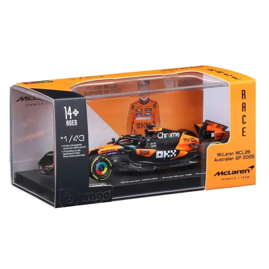 Bburago: F1 McLaren MCL39 #81 Oscar Piastri - Australian GT 2025 (Scale 1:43)