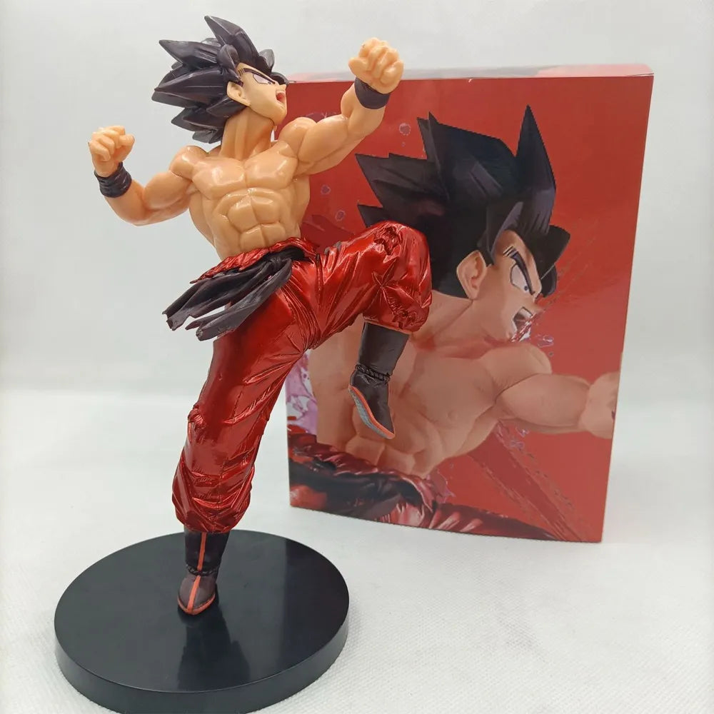 DBZ Goku Red Punch Action Figure 21cm