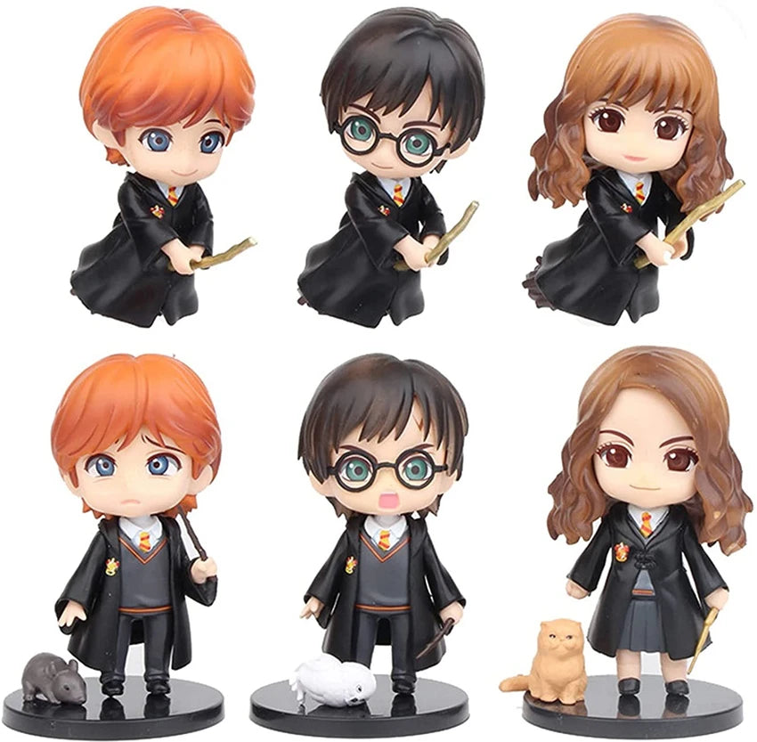 Harry Potterr 8cm 6pcs Figures set