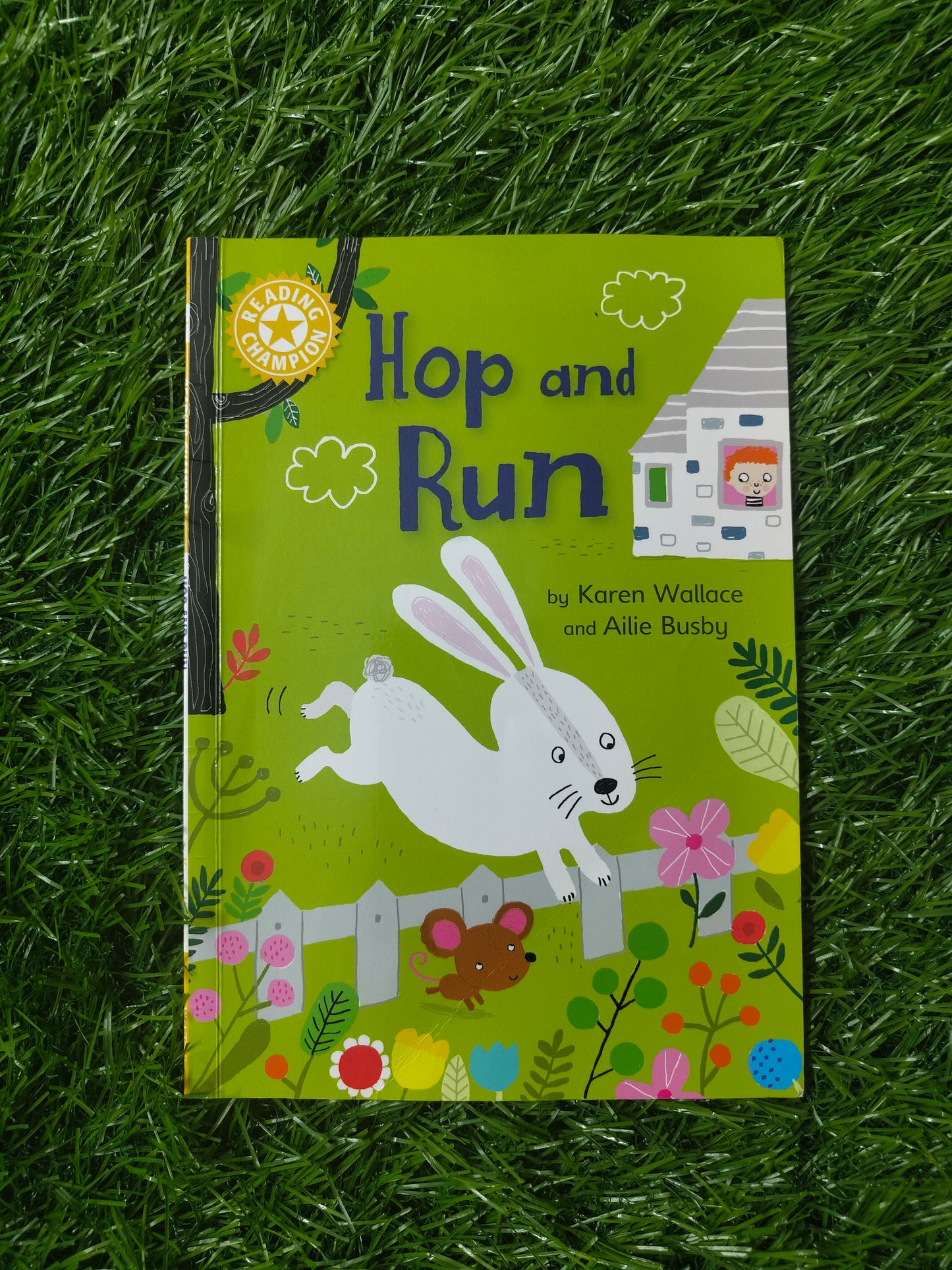 HOP AND RUN (Paperback) by Karen Wallace and Ailie Busby