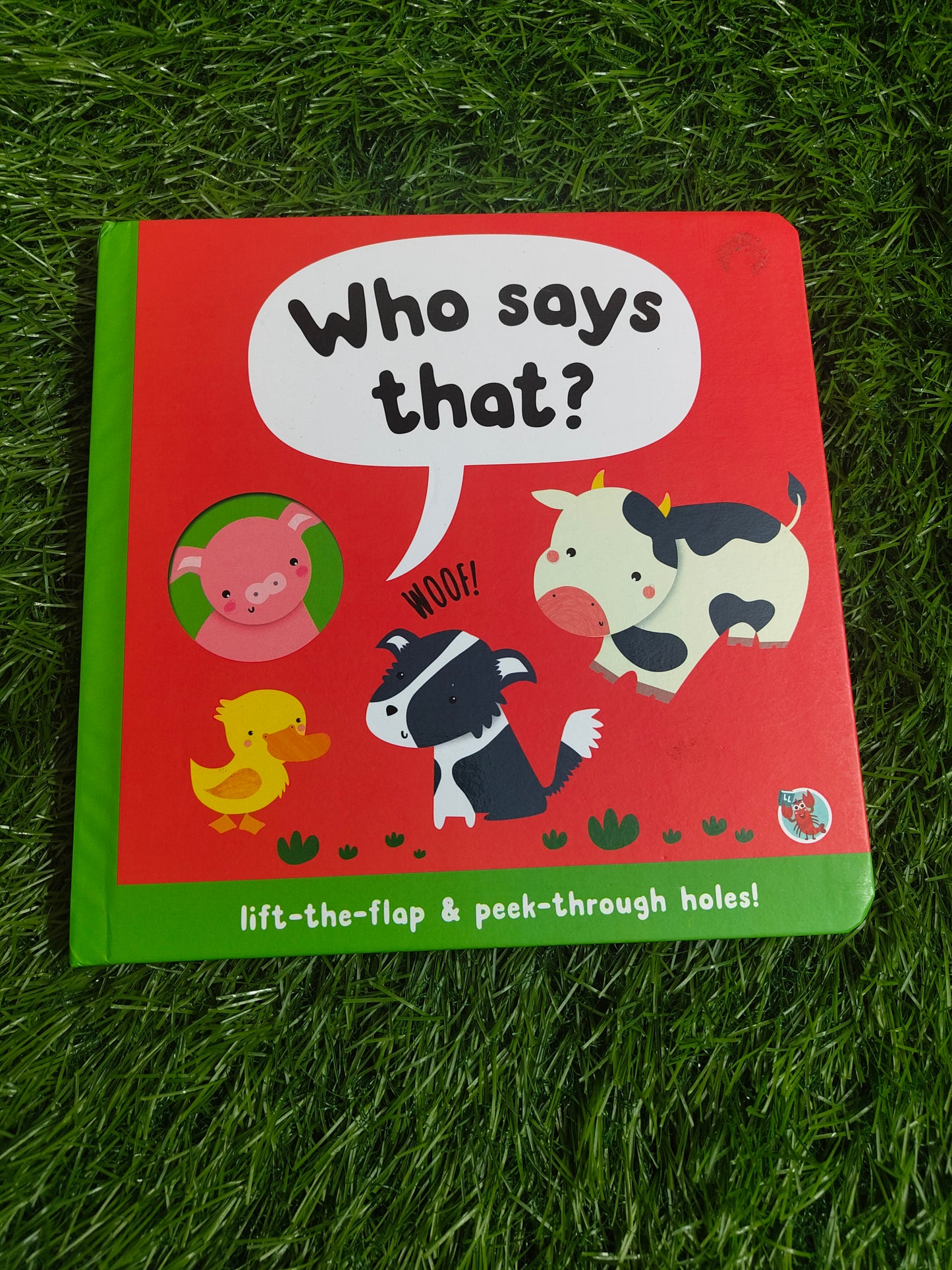 Who Says That? Lift-the-flap & peek-through holes!