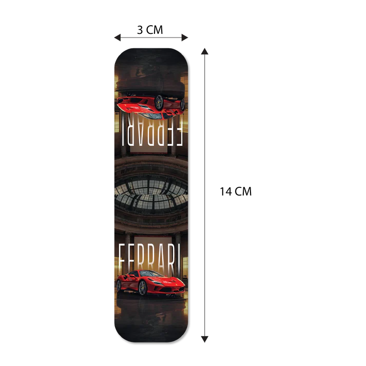 Luxury Cars Magnetic Bookmark Set of 6