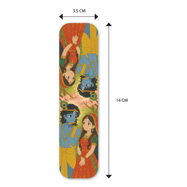 Radha Krishna Magnetic Bookmarks