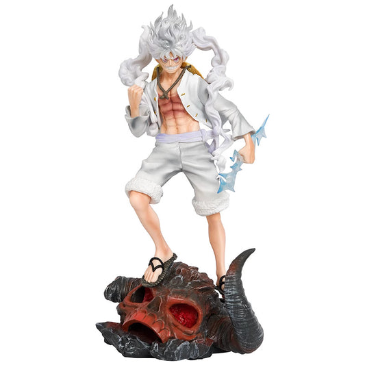 One Piece: Luffy Gear 5 Standing on Skull - 39cm Action Figure