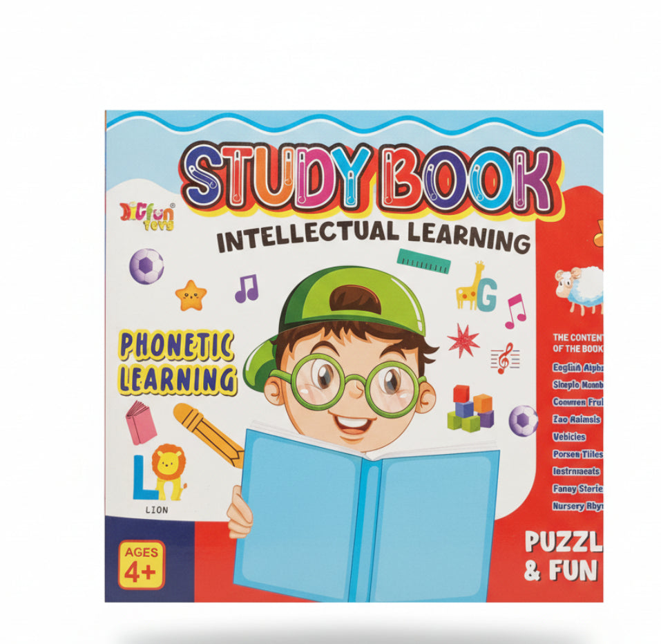 Study Book || Intellectual Learning & Phonetic Education for Kids