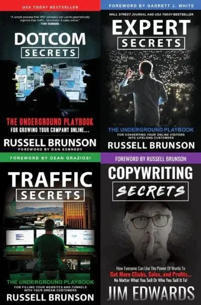 Russell Brunson Combo Collection (4 Books Set) Paperback
