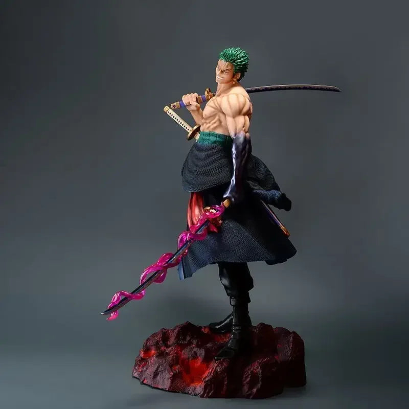 Zoro Four Heads Highly Detailed Standing 50cm - Premium Action Figure