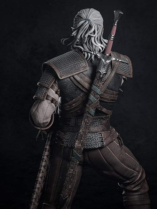 Geralt of Rivia The Witcher 1/6 Scale Resin Statue by Tibs 3D Studio – Premium Collector Edition