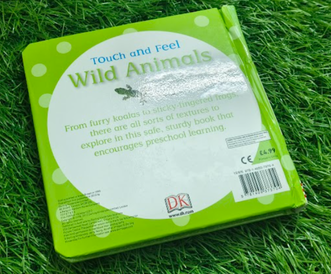 Wild Animals – Touch & Feel : By DK (Author) Board Book
