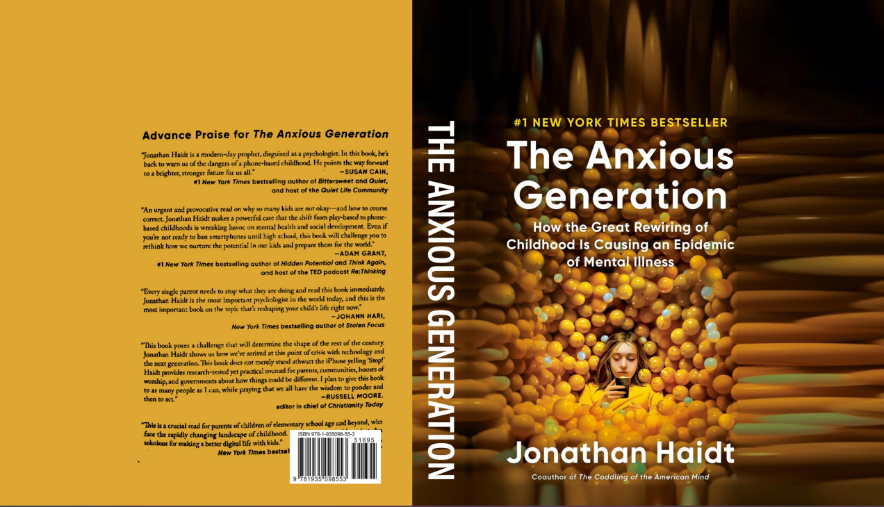 The Anxious Generation By Jonathan Haidt (Hardcover)