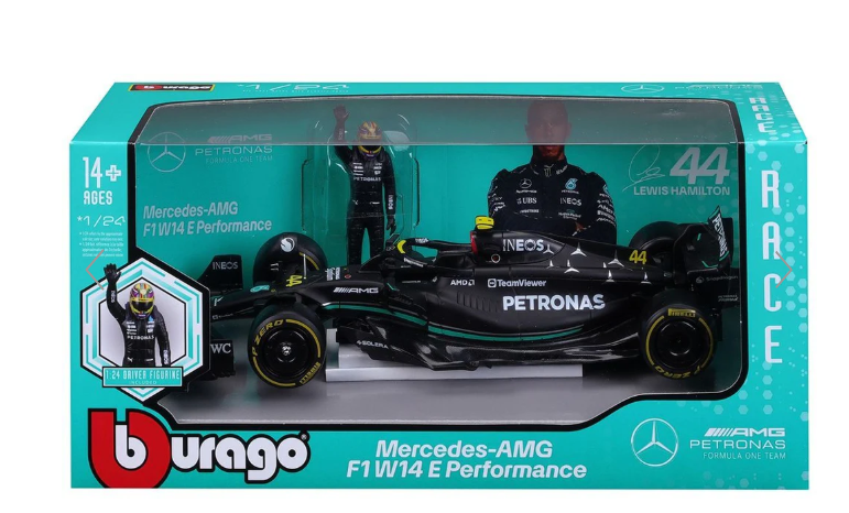 F1 Mercedes Racing Car AMG F1 W14 Performance #44 (Black)