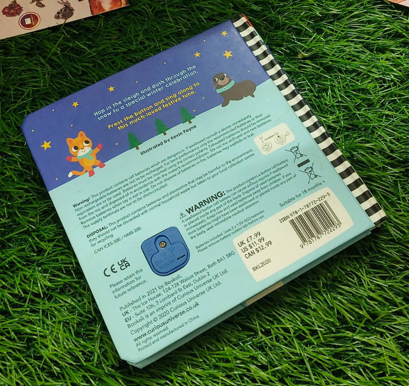 Jingle Bells By Bookoli Ltd (Hardcover Sound Book)