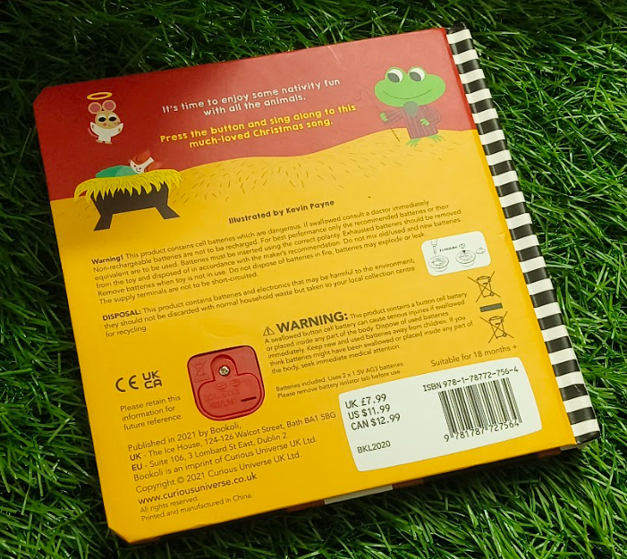 Away in a Manger (Sing Along With Me Sound) By Bookoli Ltd (Hardcover)