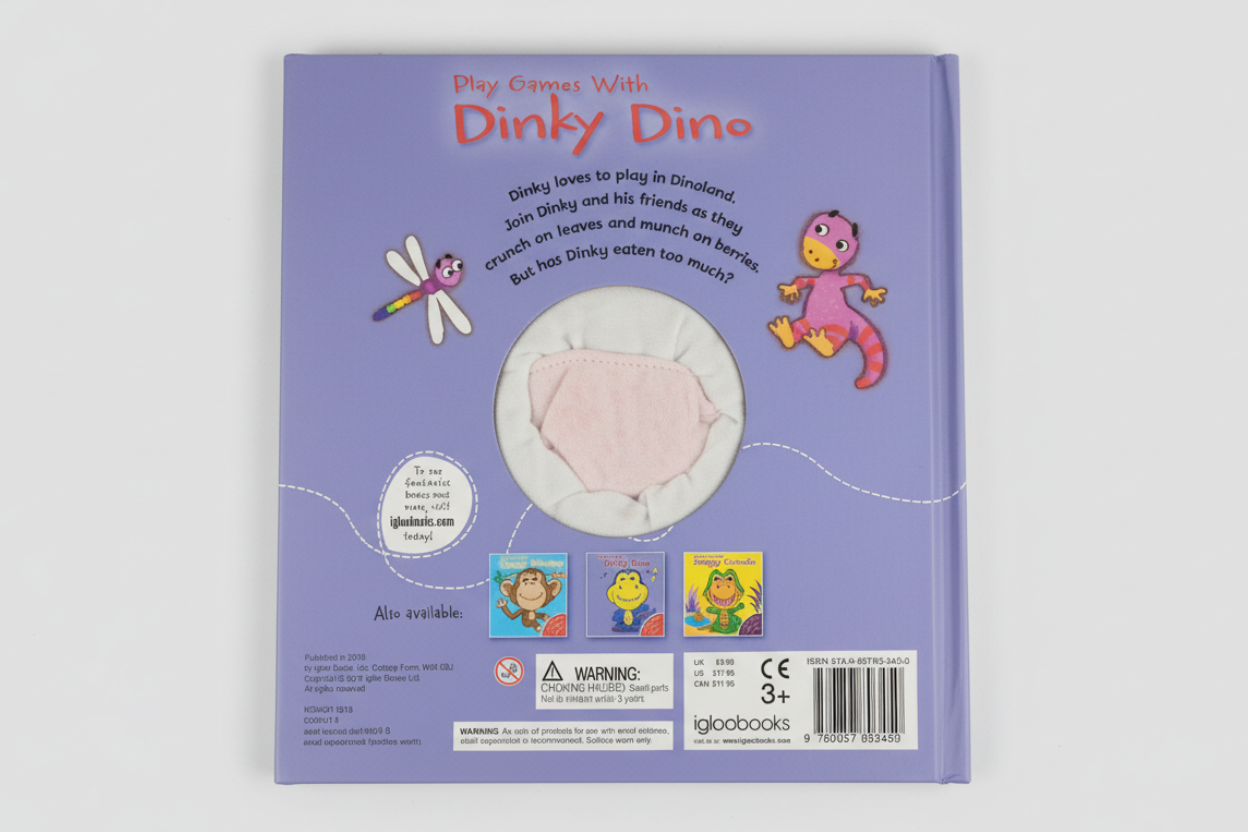 Play Games With Dinky Dino By Igloobooks (Hardcover)