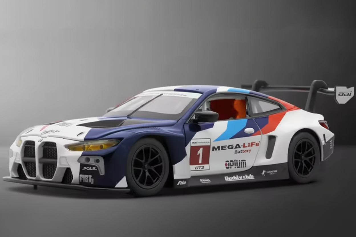 BMW M4 GT3 Motorsport #1 CCA 1:24 Scale Racing Car