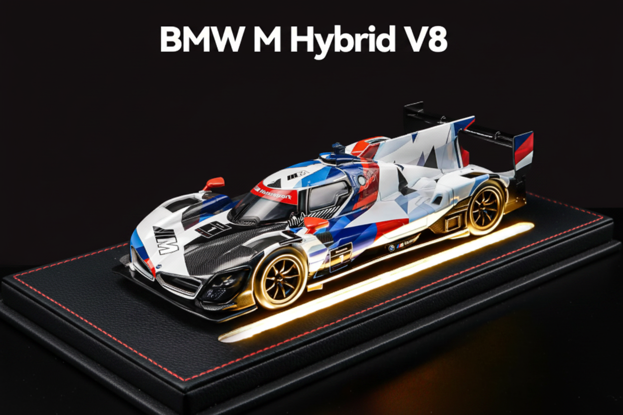 BMW M Hybrid V8 CCA 1:24 Racing Car Model Toy Collectibles Birthday gift