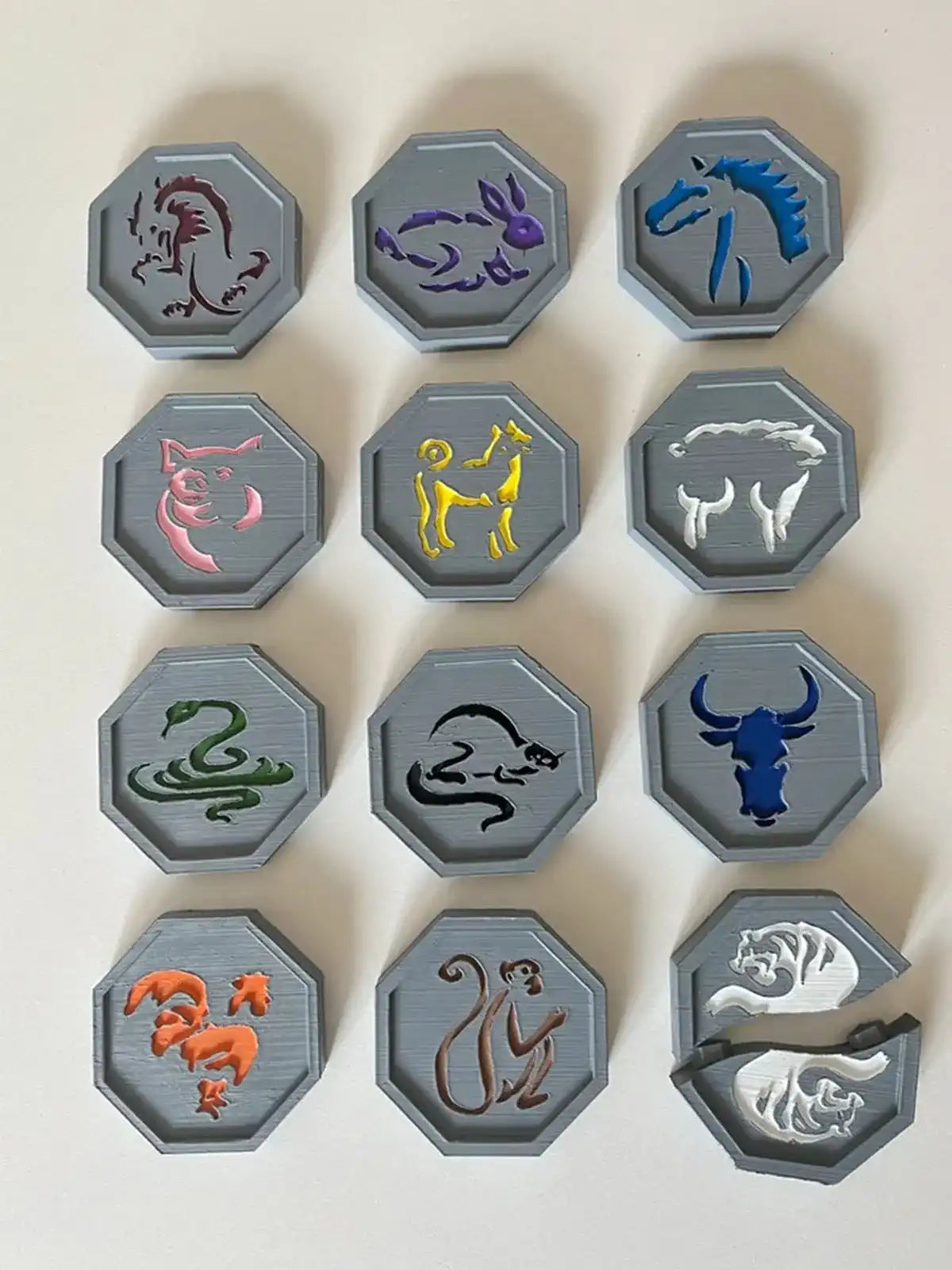 Jackie Chan magnet Talismans Stones With Stand