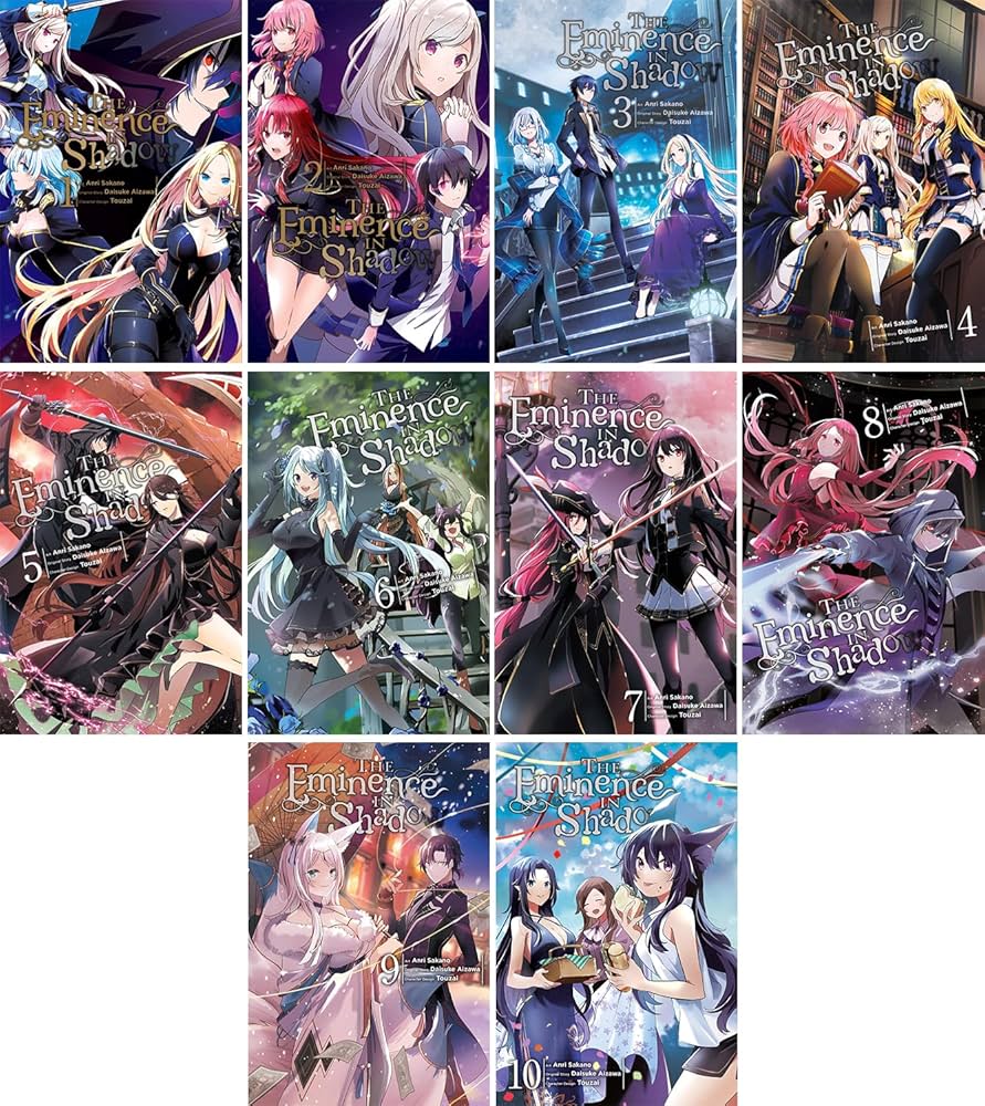 The Eminence In Shadow Volume 1-10 Combo