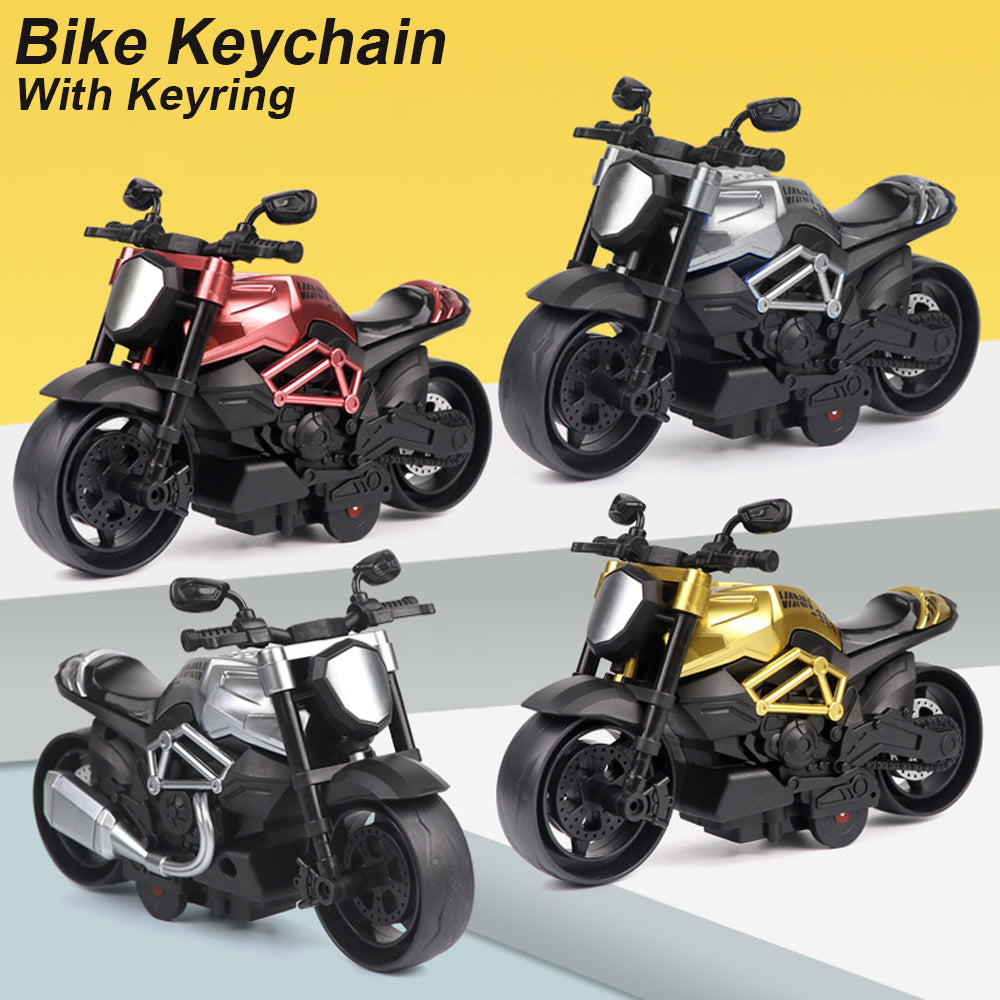 Jumbo Size Bike Pushback Keyring Pack of 2 (Random Colour)