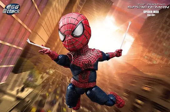 Amazing Mini Spider-Man Egg Attack Action Figure with full articulation, interchangeable