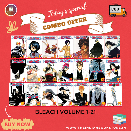 Bleach Vol. 1-21 with Exclusive Bleach Theme Bookmarks