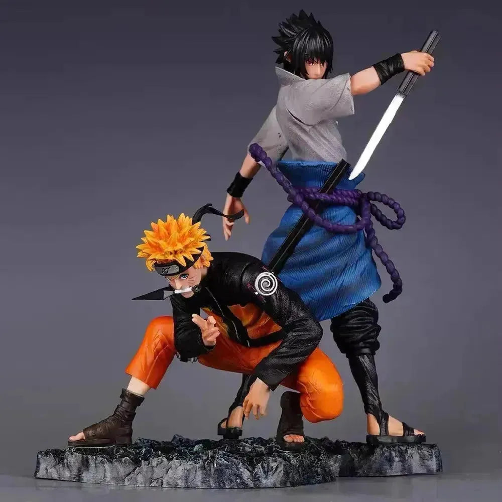 Naruto & Sasuke Highly Detailed 29cm - Premium Action Figure
