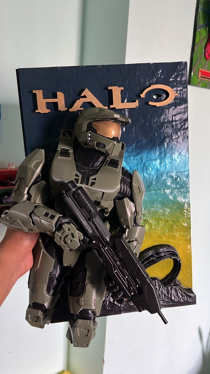 Halo Comic Cover 3D Printed (Limited Edition)