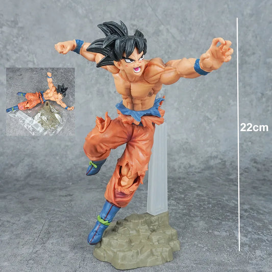 Dragon Ball Z : Goku Stone base - Action Figure 22cm