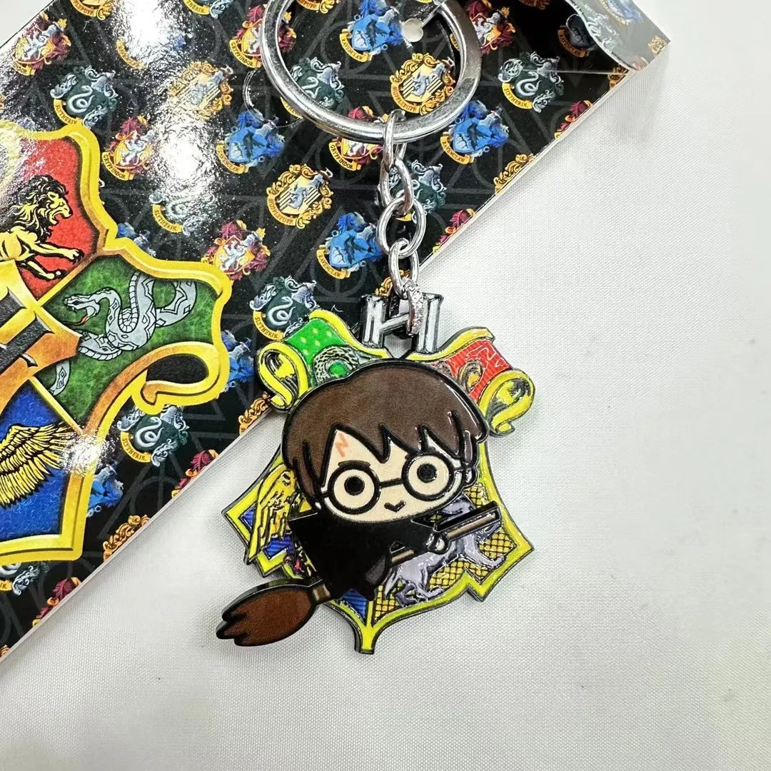 Harry Potter Metal Revolving Keychain (Pack of 5)