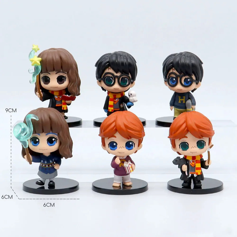 Harry Potter 6pcs set - 9cm Action Figure